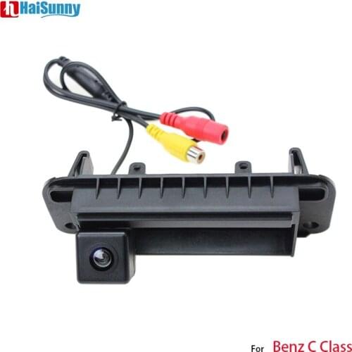 For Mercedes Benz C W204 C180 C200 C260 Trunk Handle Backup Camera CCD Car Rear View Camera Reverse Parking Camera