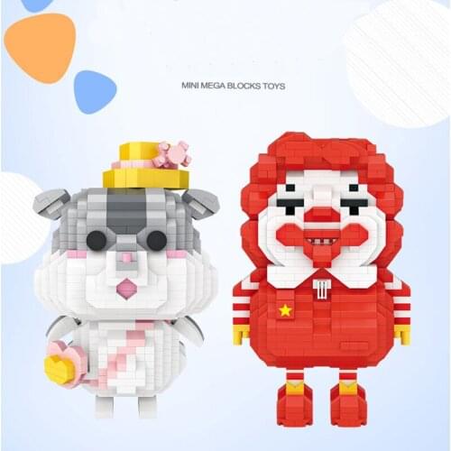 Loz New Hamster Building Blocks MC Supersized DIY Mini Bricks Assembly 9235 9236 Model Mirco Blocks Gifts Toys For Kids Blocks