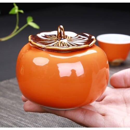 Creative persimmon Ruyi ashtray European family living room tea table anti fly ash ashtray ornaments