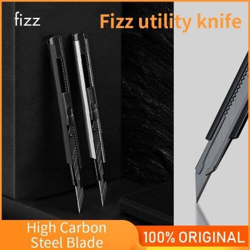 Fizz Aluminum Alloy Utility Knife Art Knife Paper Cutter Metal Blade Self-Locking Design Angle With Fracture Cutter