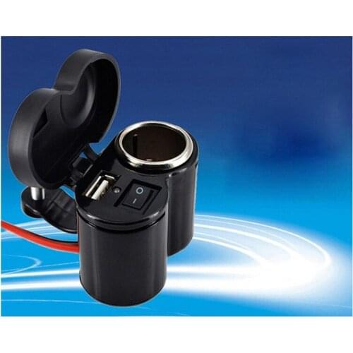 Motorcycle modified parts Mobile phone charger USB 12V waterproof cigarette lighter Universal Charger