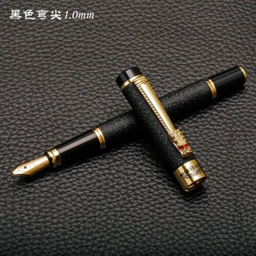 Real Hero Dragon Clip T06 metal calligraphy pen art fountain pen iraurita ink pen 1.0mm and Original box