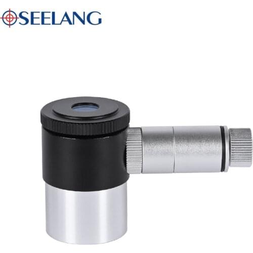 OSEELANG 1.25" Illuminated Eyepiece 12.5mm Double Line Cross Reticle Eyepiece 4 Plossl Design 40 De FOV Astronomy Telescope