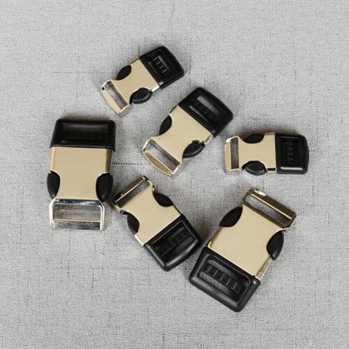 100 Pcs/Lot 15mm/20 mm/25 mm Plastic Release Buckle For Paracord Bracelet Dog Cat Collar Sewing Diy Accessories Seat Belt Buckle