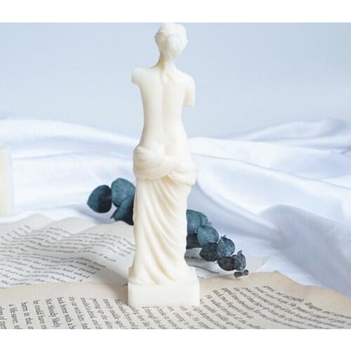 Art Body Candle Resin Mold Fragrance Human Shaped Venus Goddes Silicone Mould A0NF