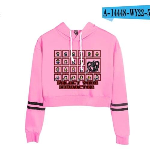 TV Stranger Things Hoodie Slim Women Spring Autumn Midriff-baring tops Sweatshirt Ladies Hoodies Tracksuits