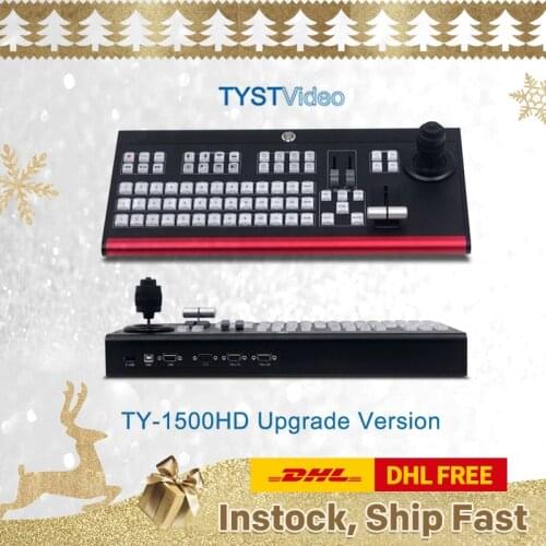 TY-1500HD Control Panel of Vmix Switcher Video Recording Equipment Video Switcher for New Media Live Youtube Ins TV Broadcasts