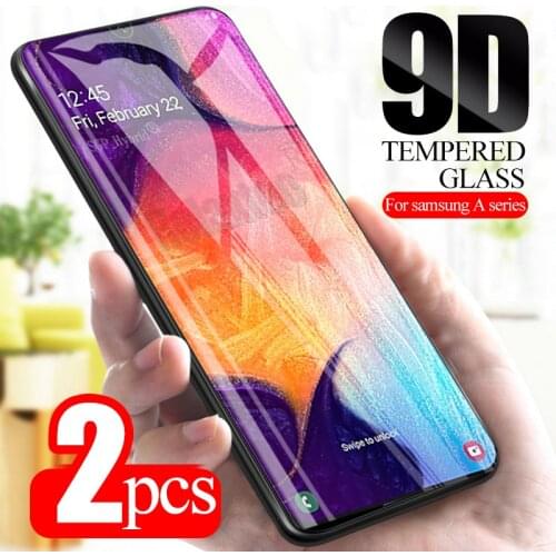2pcs Tempered glass on the For samsung galaxy a70 a50 a40 a30 a20 a20E a10 protective glass sumsung a 30 50 70 screen protector