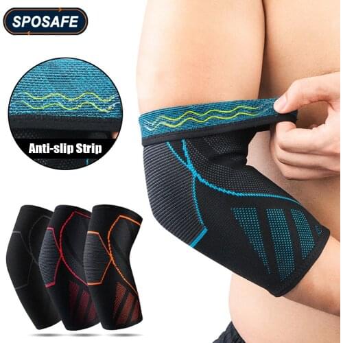1Pc Sports Compression Elbow Sleeve Arm Forearm Brace Support Pad Crash-proof Guard for Basketball Tennis Volleyball Cycling