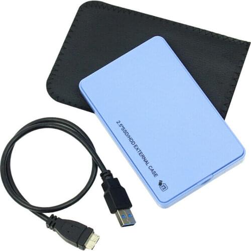 10PCS USB3.0 mobile hard disk box 2.5 inch serial port free tool notebook external hard disk box