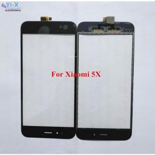 10PCS/Lot Phone Touch Panel for MI5X Front Touch Screen Sensor Digitizer Glass Lens For Xiaomi 5x MI 5X MI5X Replacement Parts