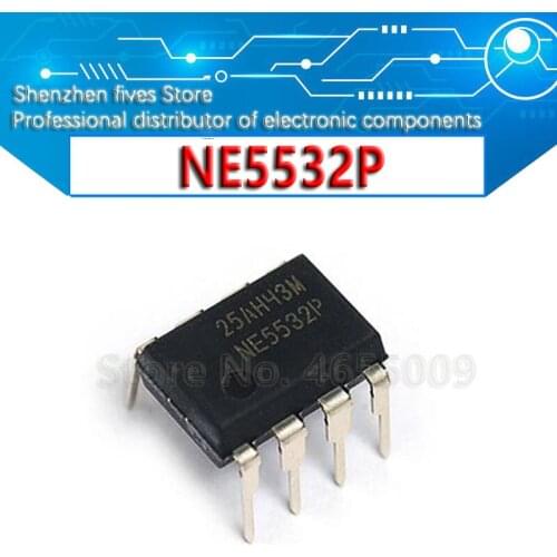 10PCS NE5532P DIP8 NE5532 DIP 5532P DIP-8 new and original IC