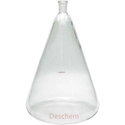 10000ml,24/40,Glass Erlenmeyer Flask,10 Litre,Conical Bottle,Lab Glassware