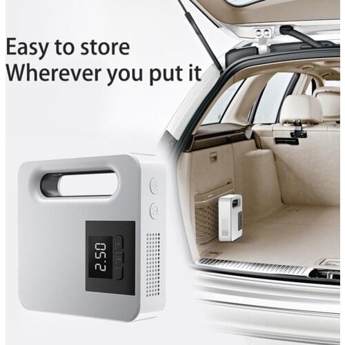 12V Mini Protable Digital Display Electric Car Air Compressor Pump Tire Inflator