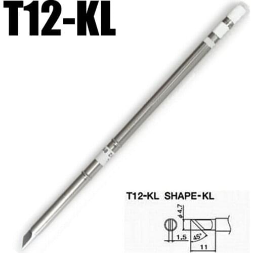 2pcs/lot FREE SHIPPINR T12-KL 70W 200-400centidegree lead-free GOOD QUALITY soldering iron tip for HAKKO FX-951 FX-952 FX-950