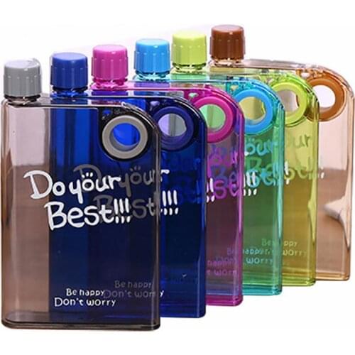 50% HOT SALE Cycling Kettle Portable Small Square Transparent Drinking Water Bottle for Office Camping Sports Water Bottle