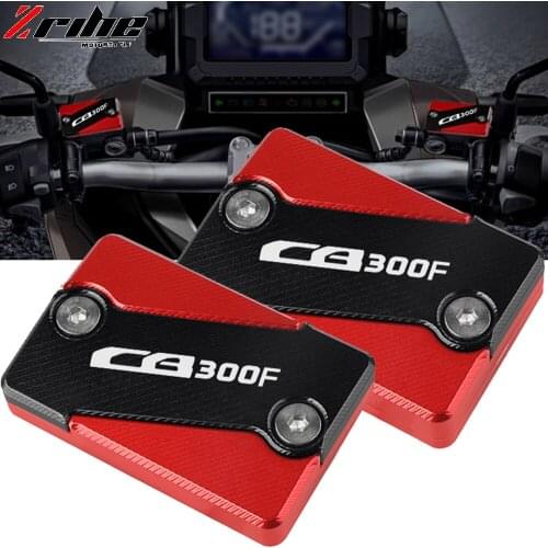 For HONDA CB300F CBR300R 2015-2018 2019 Motorcycle Accessories Front Brake Clutch Cylinder Fluid Reservoir Cover Cap With Logo