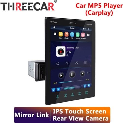 9.5 inch 1 Din HD Full Touch Screen In Dash car mp5 USB AUX TF FM Radio Vertical screen car DVD Player