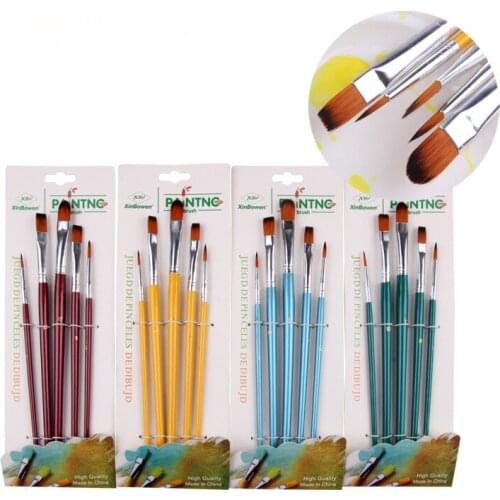 Нейлоновые кисти для рисования Brainden China At AliExpress