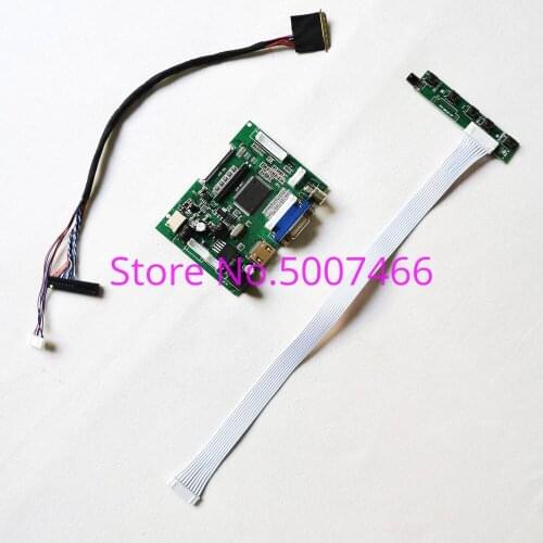 For HB156WX1-100/200/500/600 HT156WXB-100/502 LCD screen VGA+2AV 1366*768 15.6" WLED LVDS 40-Pin display control board kit