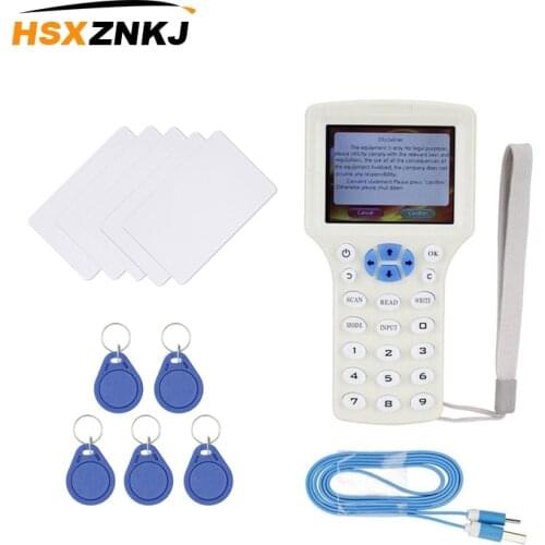RFID Copier Duplicator Card Nfc Tag Copier Reader Writer Supports 125khz 13.56mhz Encrypted Copy Programming Reader