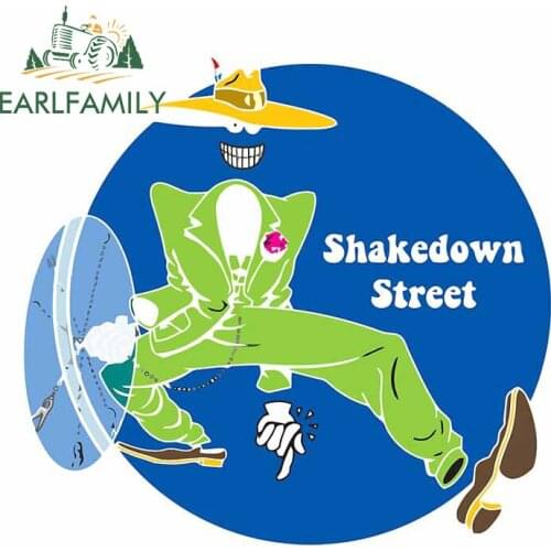EARLFAMILY 13cm x 12cm For Shakedown Street Creative Decal Funny Car Stickers Car Door Windshield Waterproof Occlusion Scratch