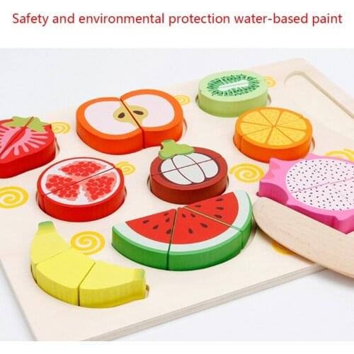 Cutting Toy Simulation Kitchen Toy Model Vegetable Fruit Food Magnetic Blocks Interactive Educational Match Cooking Toy