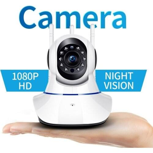 1080P Video Surveillance Cameras with Wifi PTZ Dome Indoor Two Way Audio Smart Home Security Motion Detection Wireless IP Camera