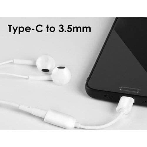 Type-C to 3.5mm Headphone Jack HiFi Audio Adapter Connector Cable for OnePlus 6T