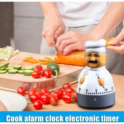 Creatives Kitchen Timer Cute Chef Alarm Clock Electronic Timer For Kitchen _WK