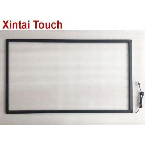 Xintai Touch 23.8" inch Real 10 Points IR multi Touch frame 16:9 Ratio IR Infrared Multi Touch Overlay Panel Kit (With Glass)
