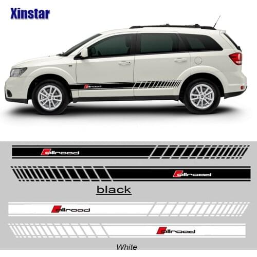 2pcs Allroad Body Sticker For Audi A4 A6