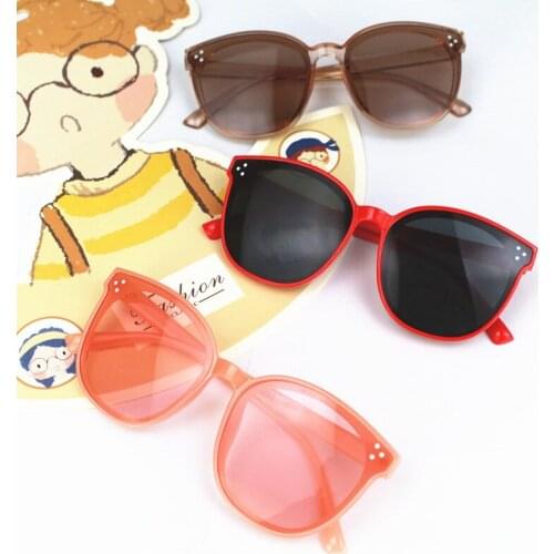 New Fashion Kids 2020 Cute Baby Sunglasses Girls Brand Cat Eye Children Glasses Boys Lens Sun glasses Eyewear Gift