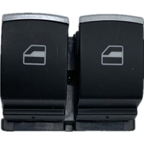 New 4 Pins Car Front Driver Side Electric Power Window Switch For VW Caddy Touran Golf EOS 2009 - 2012 2013 2014 5K3959857