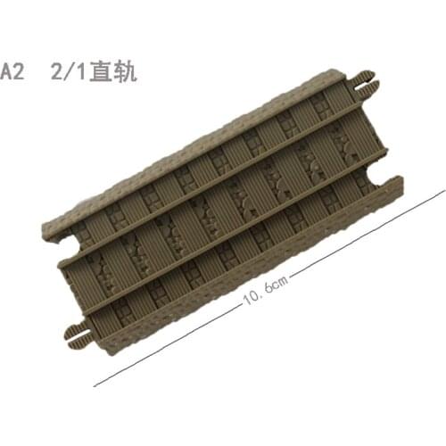 P019 2/1 straight rail 8pcs/set compatible plastic track Suitable for track children game track scene accessories
