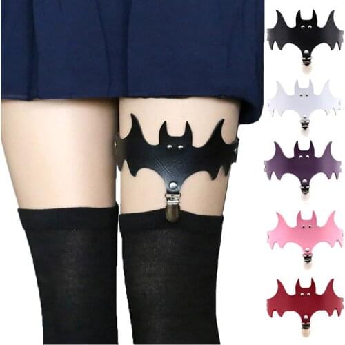 PU Leather Garter Bdsm Underwear Costumes Suspender Punk Erotic Goth Adjust Leg Harness Garters Sexy Bondage Women Garter Belts