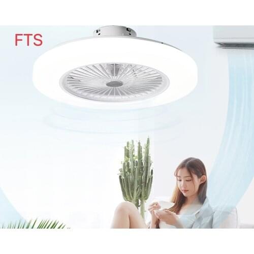 Simple LED with Remote Fan Light APP Control Invisible Fan Light Household Ceiling Fan Light Ceiling Fan Light Multi-color Light