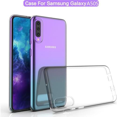 TPU Clear Case for Samsung A50S Transparent Soft TPU Clear Shockproof Phone Back Case for Samsung Galaxy A50S Protection Cover