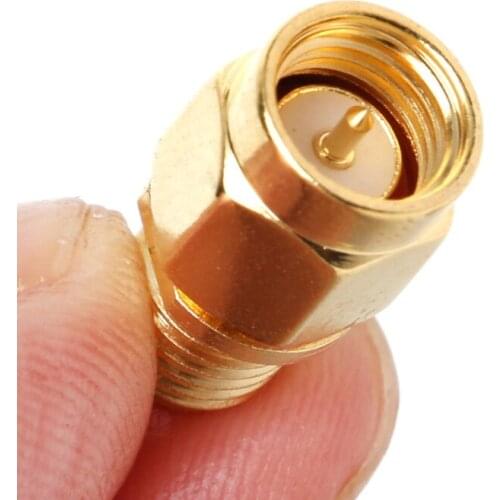 SMA Male Plug to RP- SMA Male Adapter Coaxial Connector Straight RF Connector