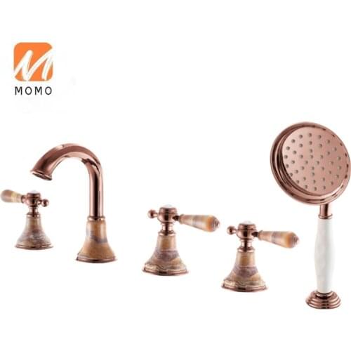 Basin Tap Faucet Mixer Taps Controllable Salon Single Lever Water Brass High Quality Vintage Body OEM Hot Ceramic Style Surface