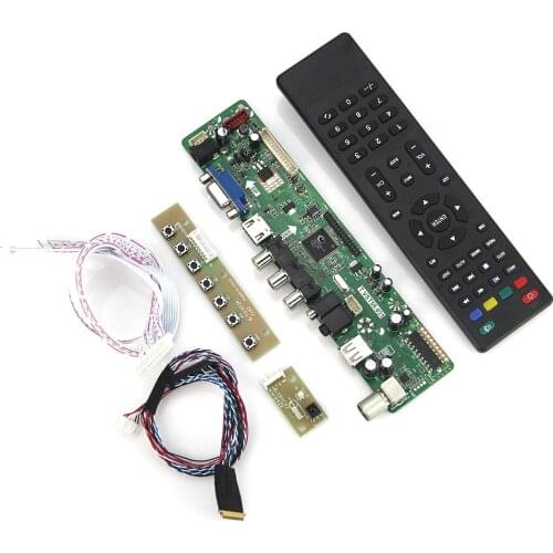 T.VST59.03 LCD/LED Controller Driver Board(VGA) For LTN160AT06 LVDS Reuse Laptop 1366x768