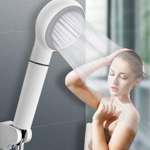 High Quality Pressure Rainfall Shower Head Durable Handheld Purify Filter Spray Nozzle Water Saving Shower Bathroom Accessories
