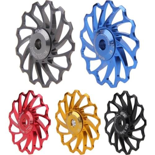 13T MTB Bike Road Bicycle Rear Derailleur Ceramic Bearing Jockey Wheel Road Bike Guide Cycling Roller Pulley Bike Parts Accesso