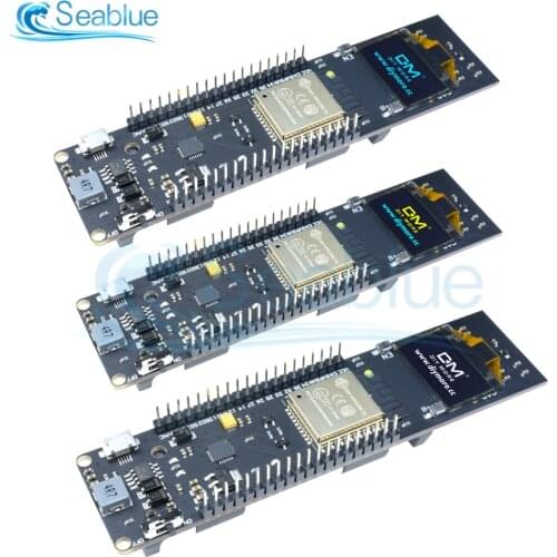 0.96 Inch OLED Display 18650 Lithium Battery WiFi Bluetooth Shield ESP32 ESP-32 ESP8266 CP2102 Module Development Board Module