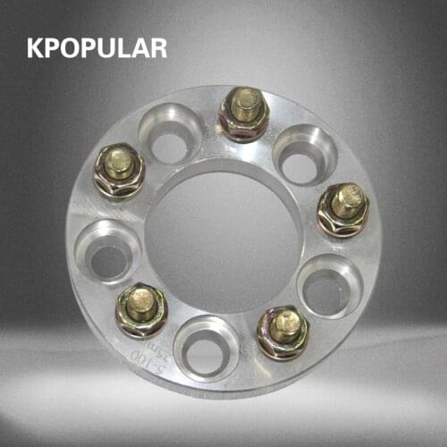 1 pair of wheel spacers Thick 20mm25mm center hole 67mm wheel washer 5x100 aluminum alloy material for Toyota car nut 12x1.5