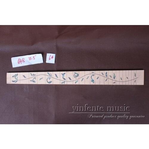 2 pcs 25.5" Maple wood Guitar Fretboard Fingerboard Fretless Guitar parts INlaid #6