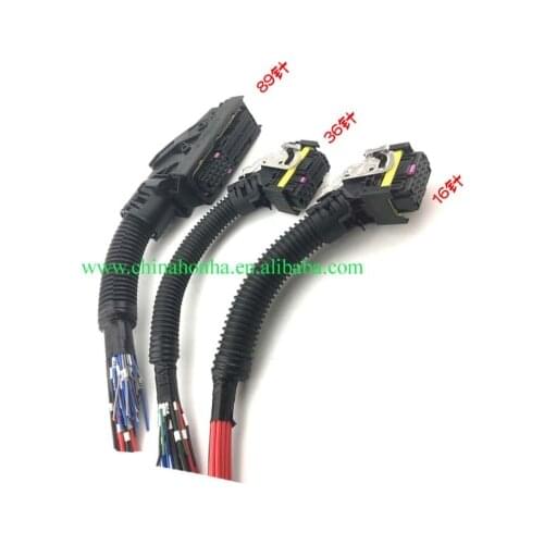Free shipping 1pcs 16/36/89 pin 1928404195 full line Engine harness connector ECU EDC7 PC computer board 3 models
