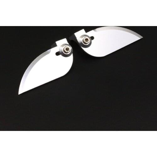 FATJAY RC boat turn fins set 54mm CNC machined adjustable water stabilizer trim fin with mounts