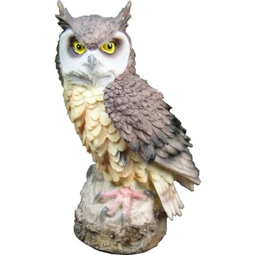 Simulation Owl Resin Figurine Decoration Horticultural Potted Landscape Owl Figurine Home Decoration Accessoriesdesk