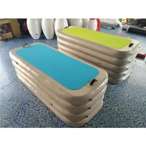 Sale of water sports water yoga inflatable platform, water yoga inflatable cushion, water gymnastics inflatable cushion